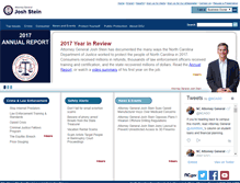 Tablet Screenshot of ncdoj.gov